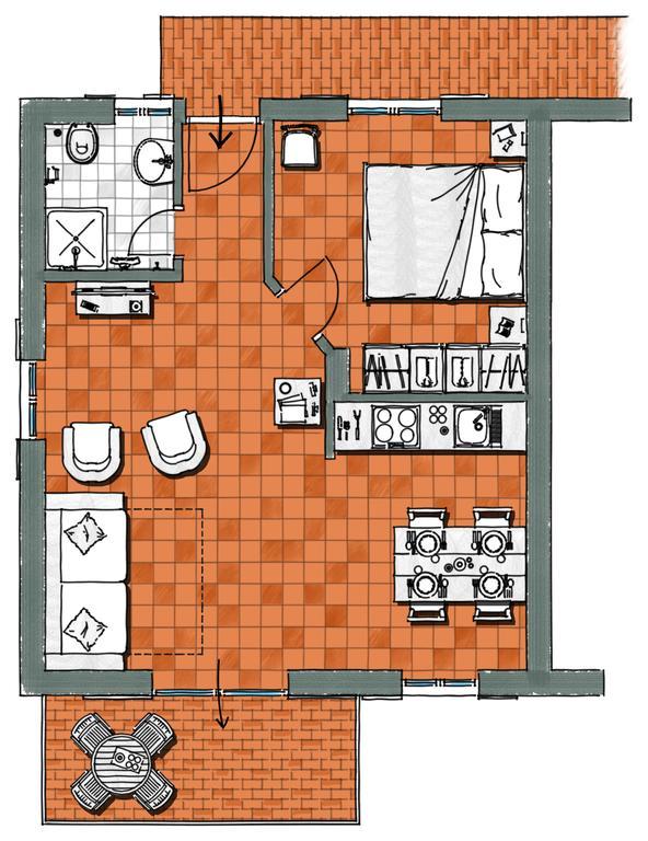 Ferienwohnung Casa Paola Vesta Exterior foto
